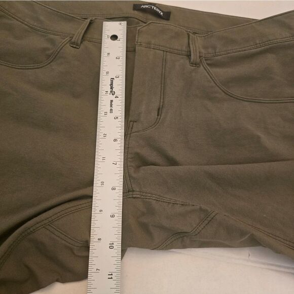Arc'teryx Levon Women's Hiking Pants Size 10 In Army Green - Picture 8 of 15
